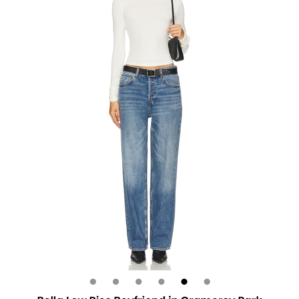 GRLFRND Bella low rise boyfriend jeans